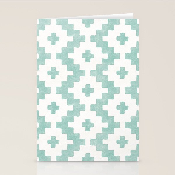 Taos - Turquoise  Stationery Card Gallery Image 1