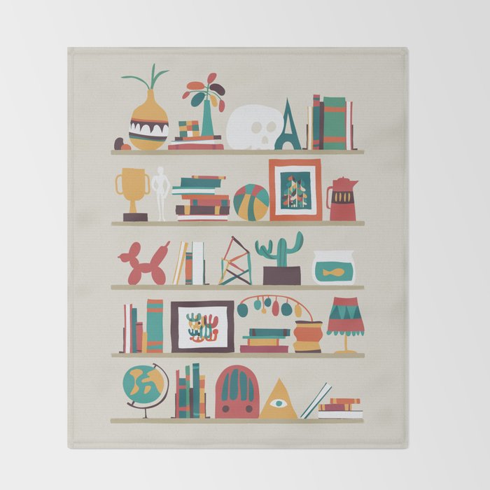The shelf Throw Blanket Gallery Image 2