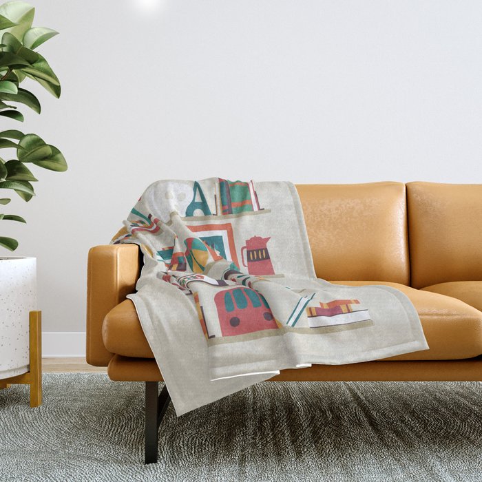 The shelf Throw Blanket Gallery Image 1