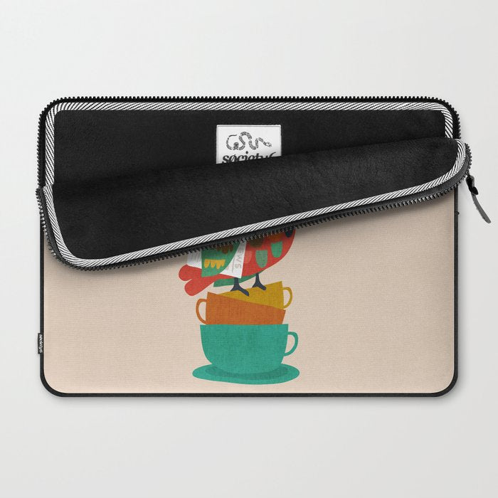 Morning Owl Laptop Sleeve Gallery Image 2