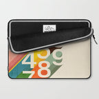 Retro Numbers Laptop Sleeve Gallery Image 2