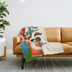 Retro Numbers Throw Blanket Gallery Image 1