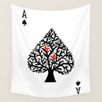 Ace of spade Wall Tapestry Gallery Image 4