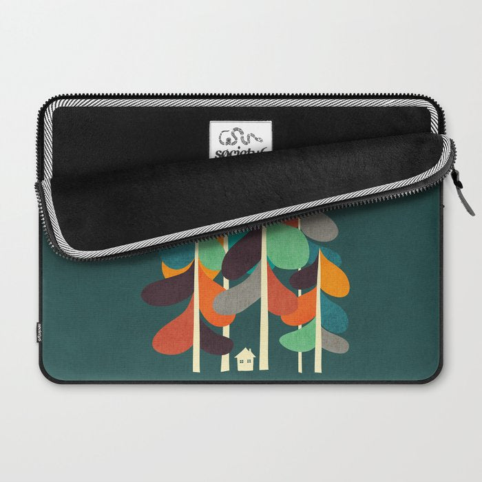 Cabin in the woods Laptop Sleeve Gallery Image 2