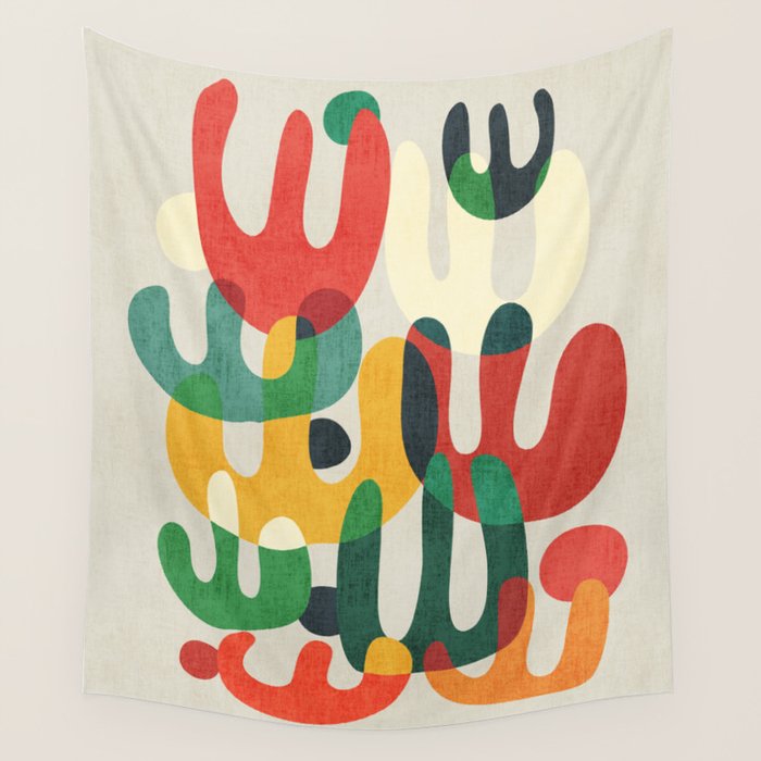 Cactus Wall Tapestry Gallery Image 1