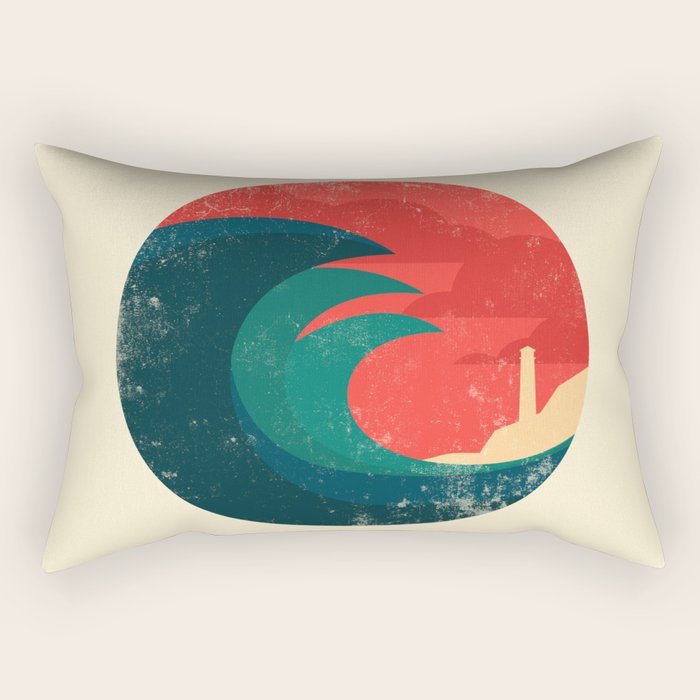 The wild ocean Rectangular Pillow Gallery Image 2