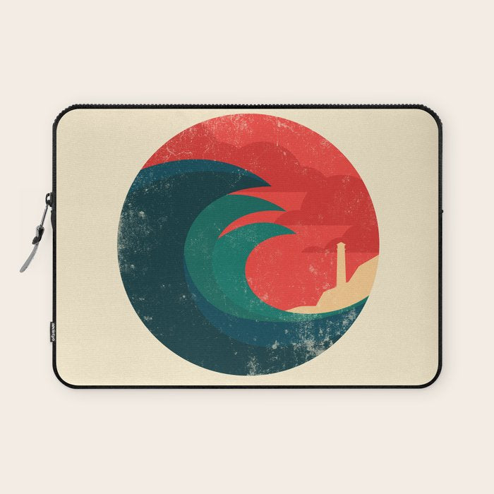 The wild ocean Laptop Sleeve Gallery Image 1