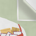 Polar bear postal express Wall Tapestry Gallery Image 3