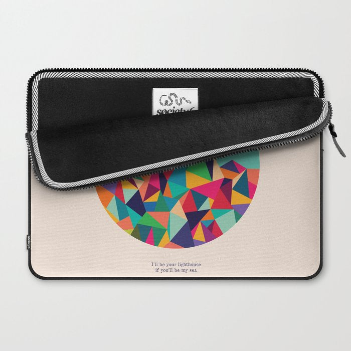 I'll be your lighthouse if you'll be my sea Laptop Sleeve Gallery Image 2