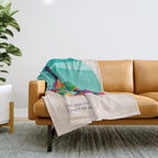 I'll be your lighthouse if you'll be my sea Throw Blanket Gallery Image 1
