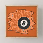 Aries Magic 8 Ball Mini Art Print Gallery Image 1