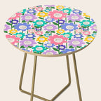 Flowerscape field - pastel Side Table Gallery Image 2