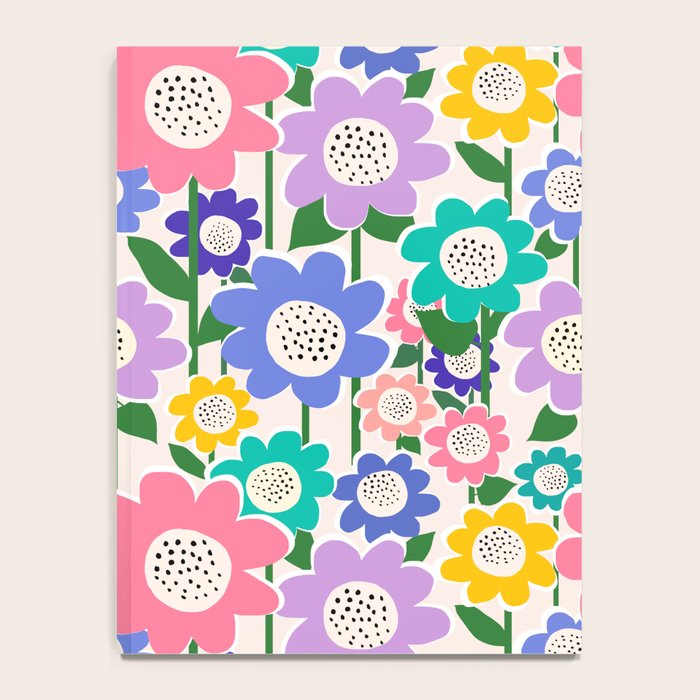 Flowerscape field - pastel Notebook Gallery Image 4