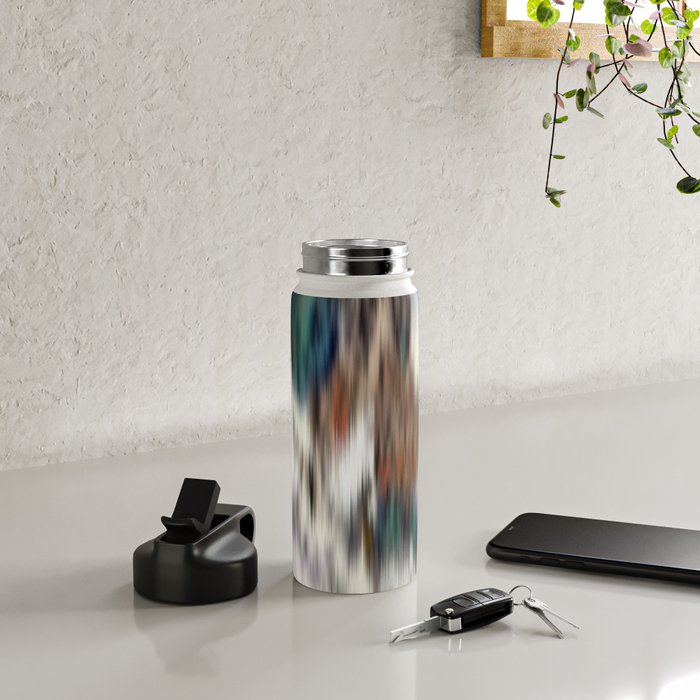 seamless pattern abstract texture background flowers Water Bottle Gallery Image 4
