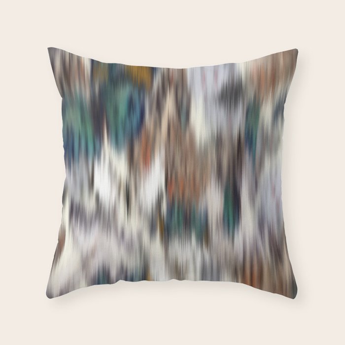 seamless pattern abstract texture background flowers Throw Pillow Gallery Image 6