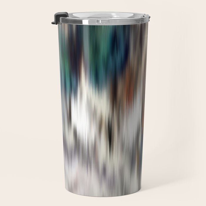seamless pattern abstract texture background flowers Travel Mug Gallery Image 3