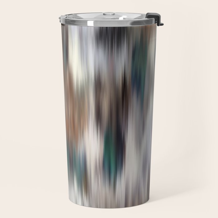 seamless pattern abstract texture background flowers Travel Mug Gallery Image 2