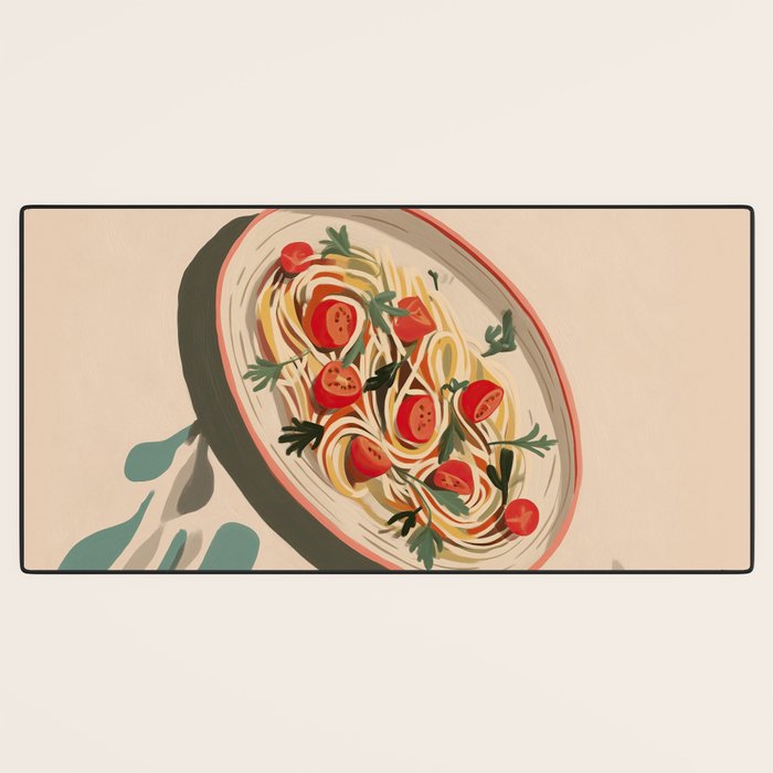 Summer Spaghetti Desk Mat Gallery Image 3