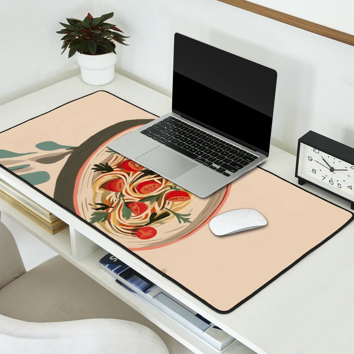 Summer Spaghetti Desk Mat Gallery Image 2