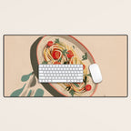 Summer Spaghetti Desk Mat Gallery Image 1
