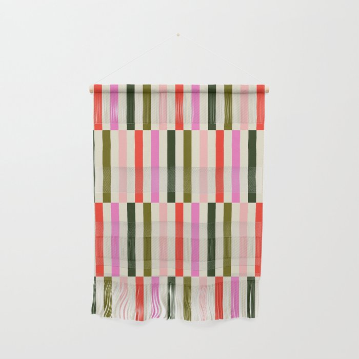 Holly Jolly Stripes Wall Hanging Gallery Image 1
