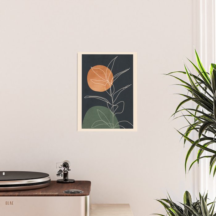 Abstract Art /Minimal Plant 102 Poster Gallery Image 2