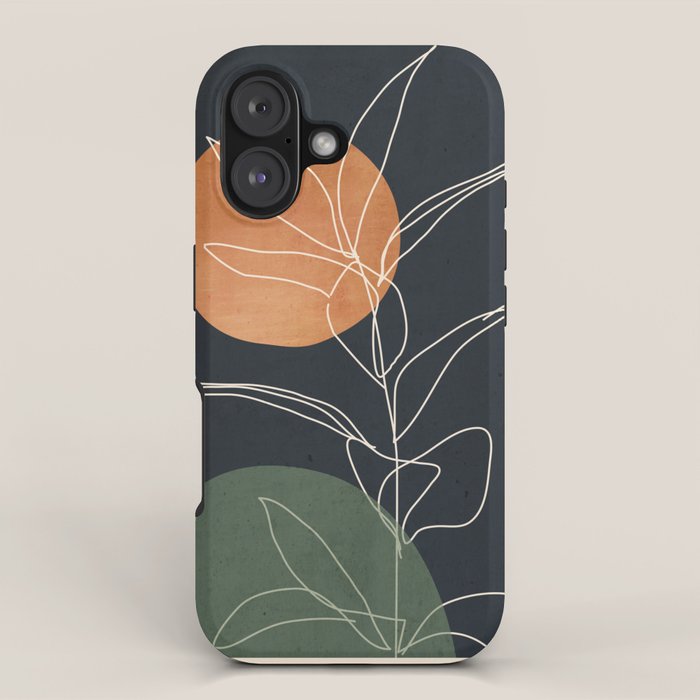 Abstract Art /Minimal Plant 102 iPhone Case Gallery Image 1