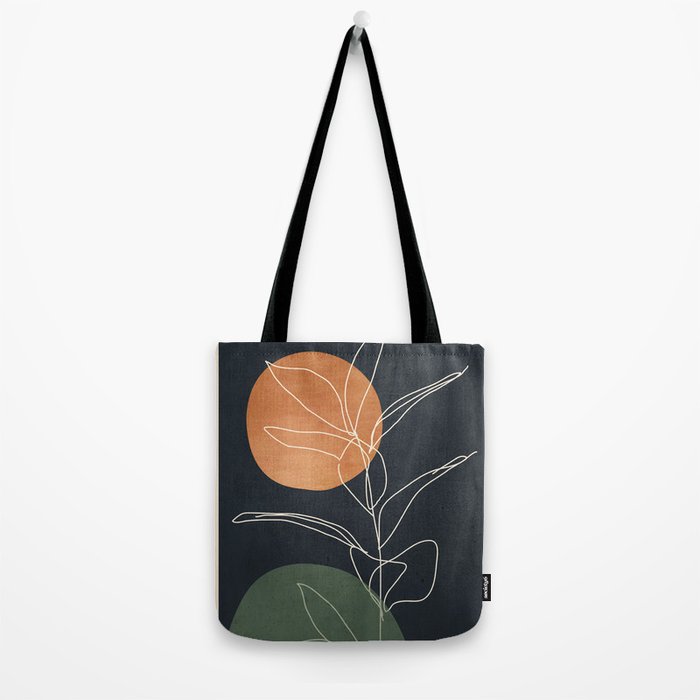 Abstract Art /Minimal Plant 102 Tote Bag Gallery Image 2