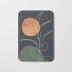 Abstract Art /Minimal Plant 102 Bath Mat Gallery Image 1