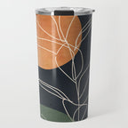 Abstract Art /Minimal Plant 102 Travel Mug Gallery Image 1