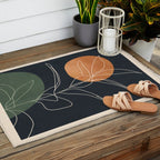 Abstract Art /Minimal Plant 102 Outdoor Rug Gallery Image 2