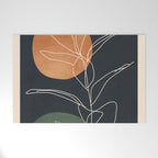 Abstract Art /Minimal Plant 102 Welcome Mat Gallery Image 1