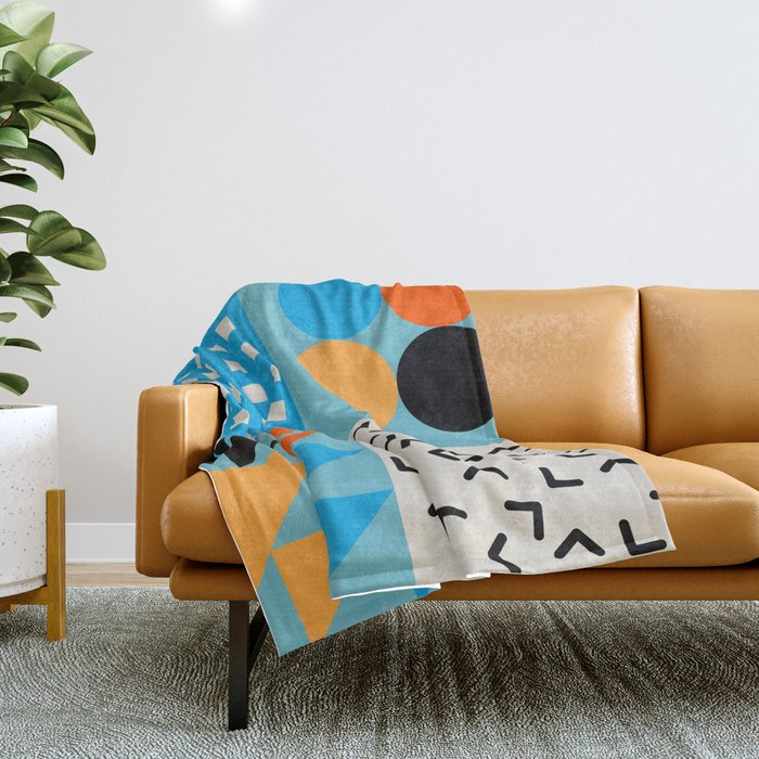 Nordic Happy Little Joy Throw Blanket Gallery Image 1