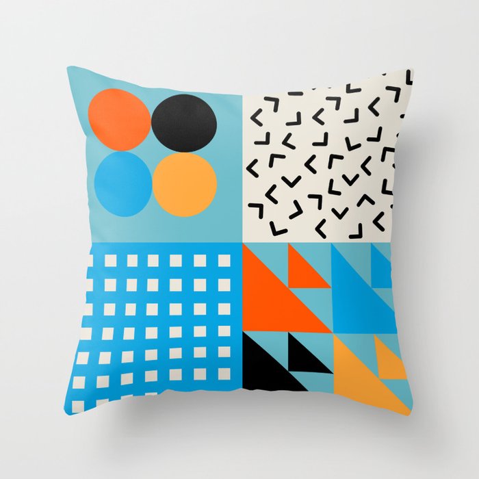 Nordic Happy Little Joy Throw Pillow Gallery Image 1