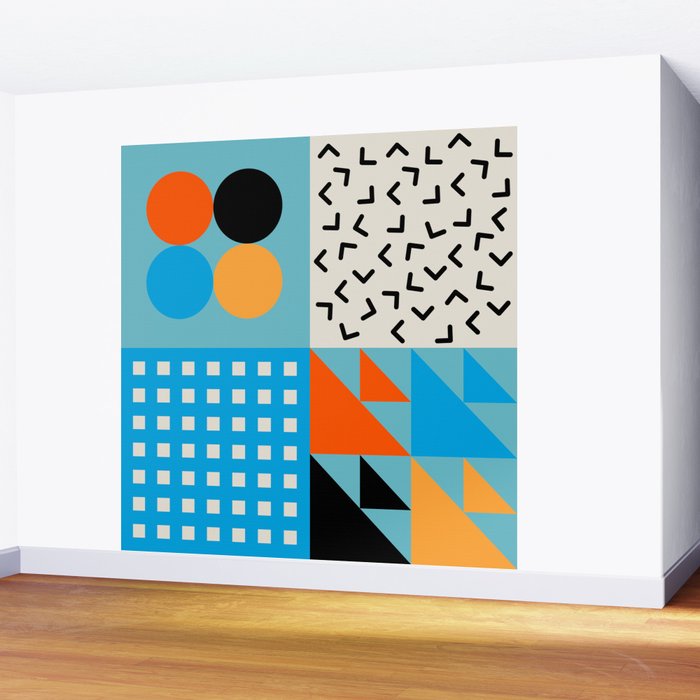 Nordic Happy Little Joy Wall Mural Gallery Image 2