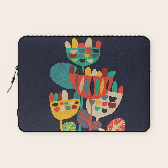 Wild Flowers Laptop Sleeve Gallery Image 1