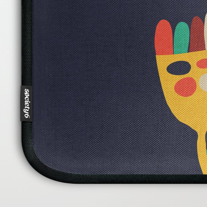 Wild Flowers Laptop Sleeve Gallery Image 3
