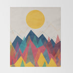 Uphill Battle Throw Blanket Gallery Image 2