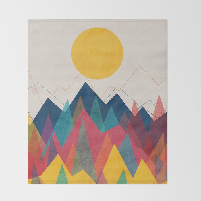 Uphill Battle Throw Blanket Gallery Image 2