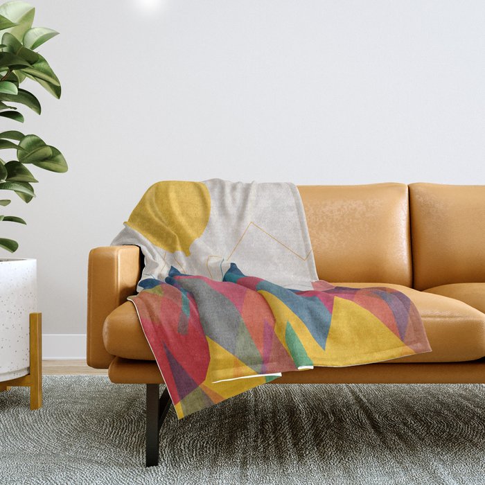 Uphill Battle Throw Blanket Gallery Image 1