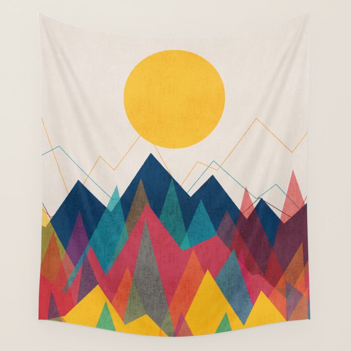 Uphill Battle Wall Tapestry Gallery Image 1