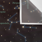 Falling star constellation Wall Tapestry Gallery Image 3