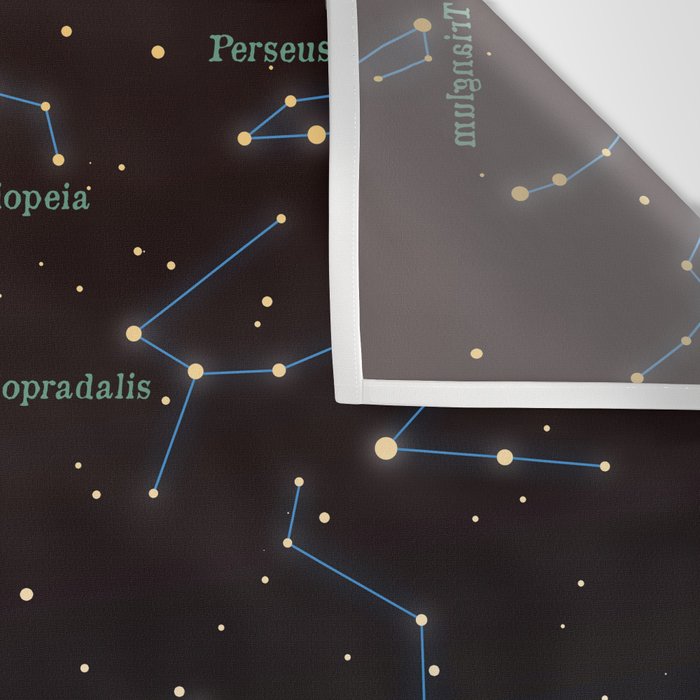 Falling star constellation Wall Tapestry Gallery Image 3