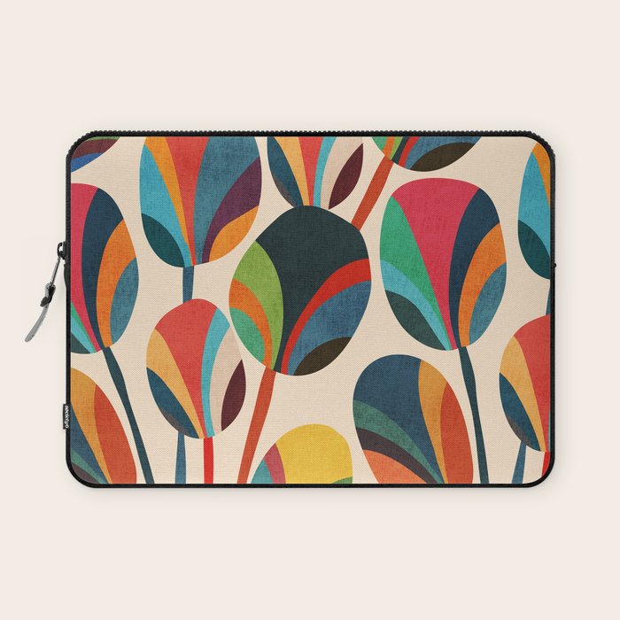 Ikebana - Geometric flower Laptop Sleeve Gallery Image 1