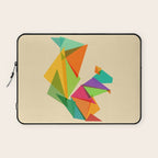 Fractal geometric Squirrel Laptop Sleeve Gallery Image 1