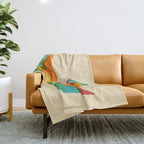 Fractal geometric Squirrel Throw Blanket Gallery Image 1