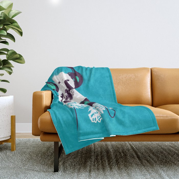 Record Bear Throw Blanket Gallery Image 1