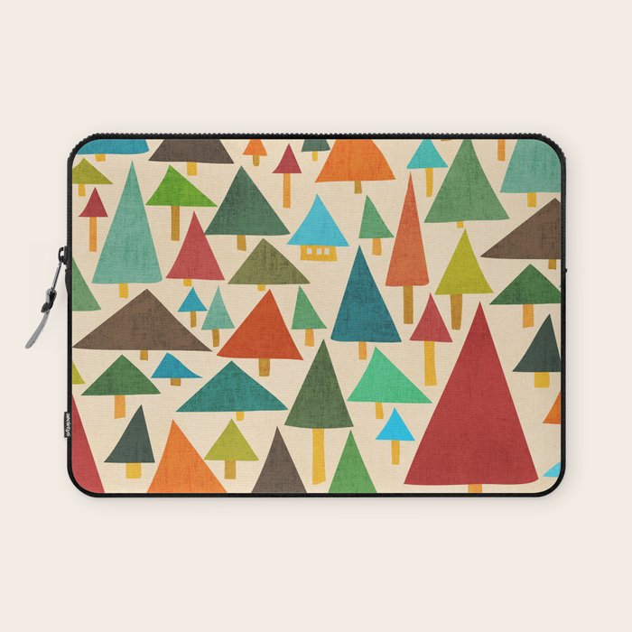 The house at the pine forest Laptop Sleeve Gallery Image 1