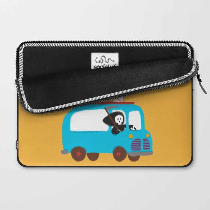 Death on wheels Laptop Sleeve Gallery Image 2