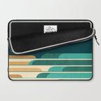 Chasing wave under the red moon Laptop Sleeve Gallery Image 2